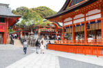Fushimi Inari Tempel Eingang zu den Torii's Inari