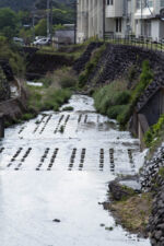 Fluss am Bahnhof Kirishima Kirishima